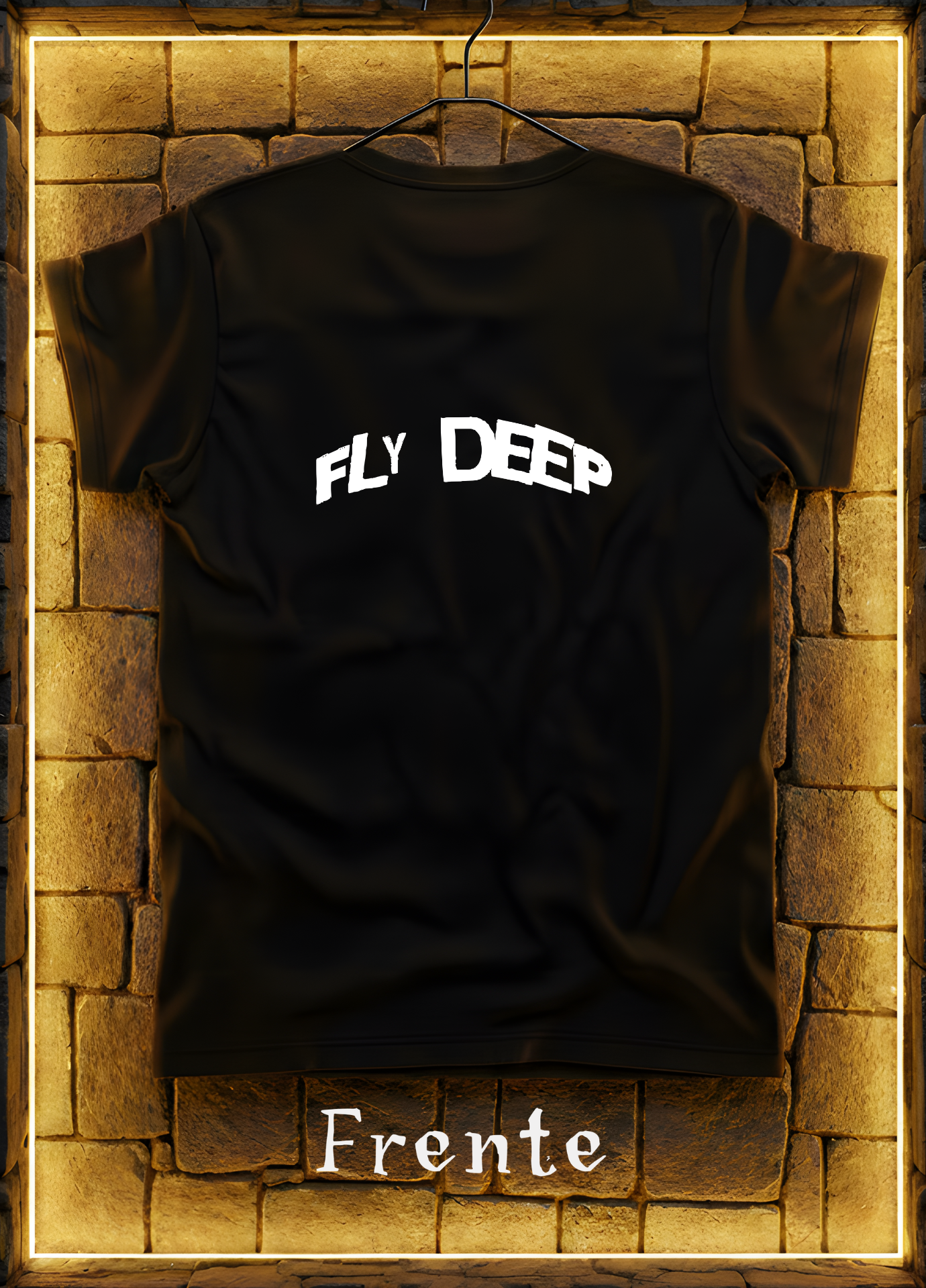 Playera Fly Deep Angel Edition – Negra o Blanca | Diseño Espalda