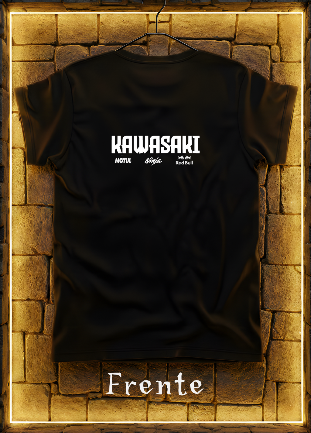 Playera Kawasaki Ninja Racing Edition – Negra o Blanca | Diseño Trasero