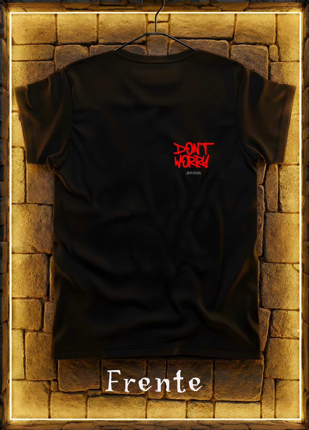 Playera Don’t Worry Street Edition  | Diseño Espalda