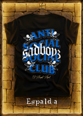 Playera ASSC Ángel Azul Edition – Negra | Diseño Trasero