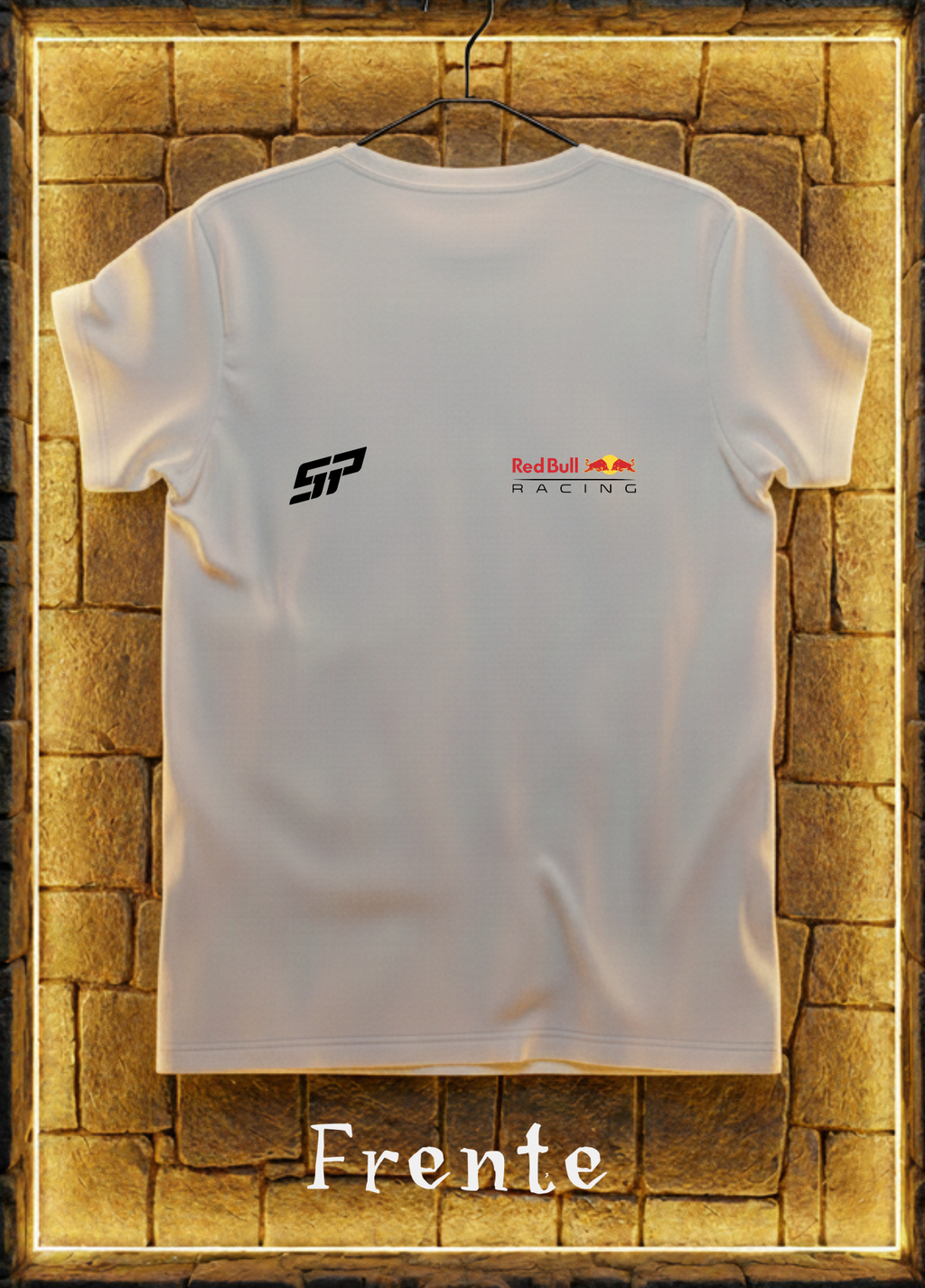 Playera Checo Pérez F1 Blueprint Edition – Blanco & Negro | Diseño Espalda