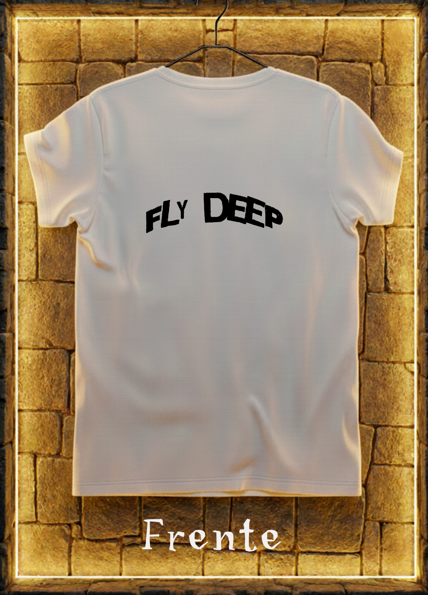 Playera Fly Deep Angel Edition – Negra o Blanca | Diseño Espalda