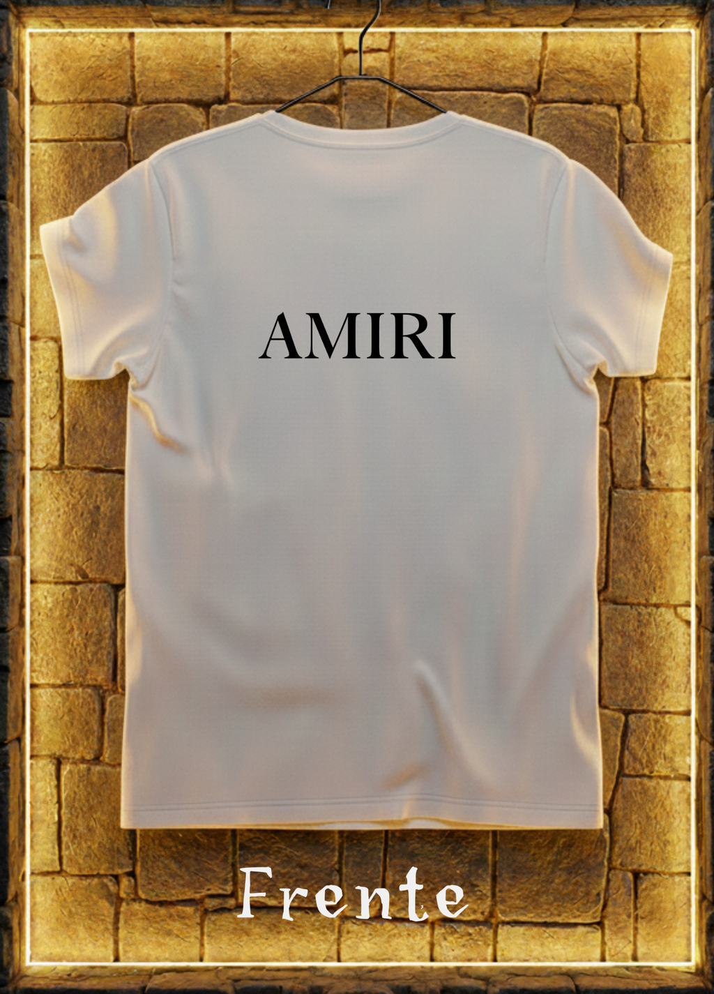 Playera AMIRI Snake Dagger Edition – Blanca | Diseño Espalda