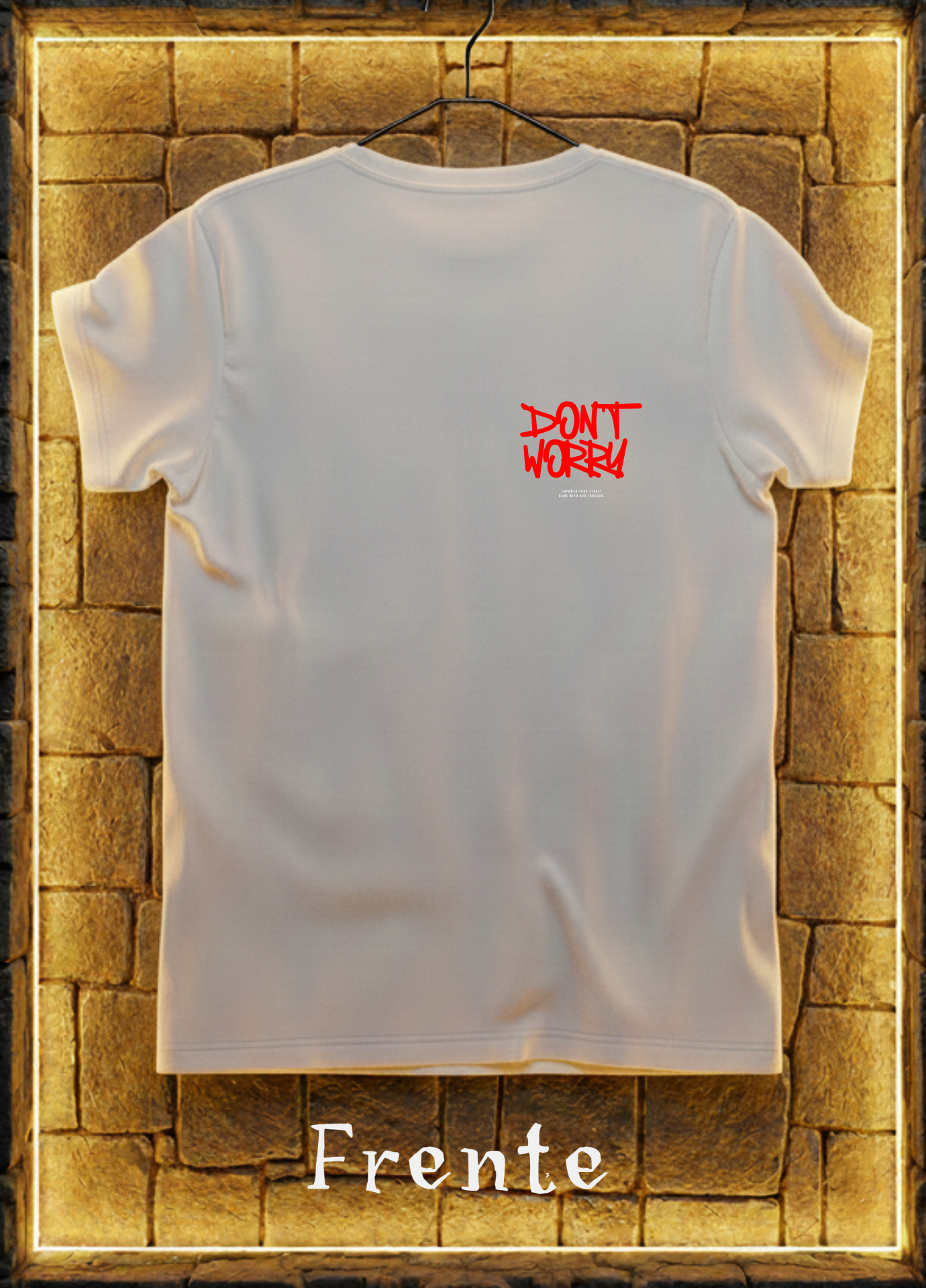 Playera Don’t Worry Street Edition  | Diseño Espalda